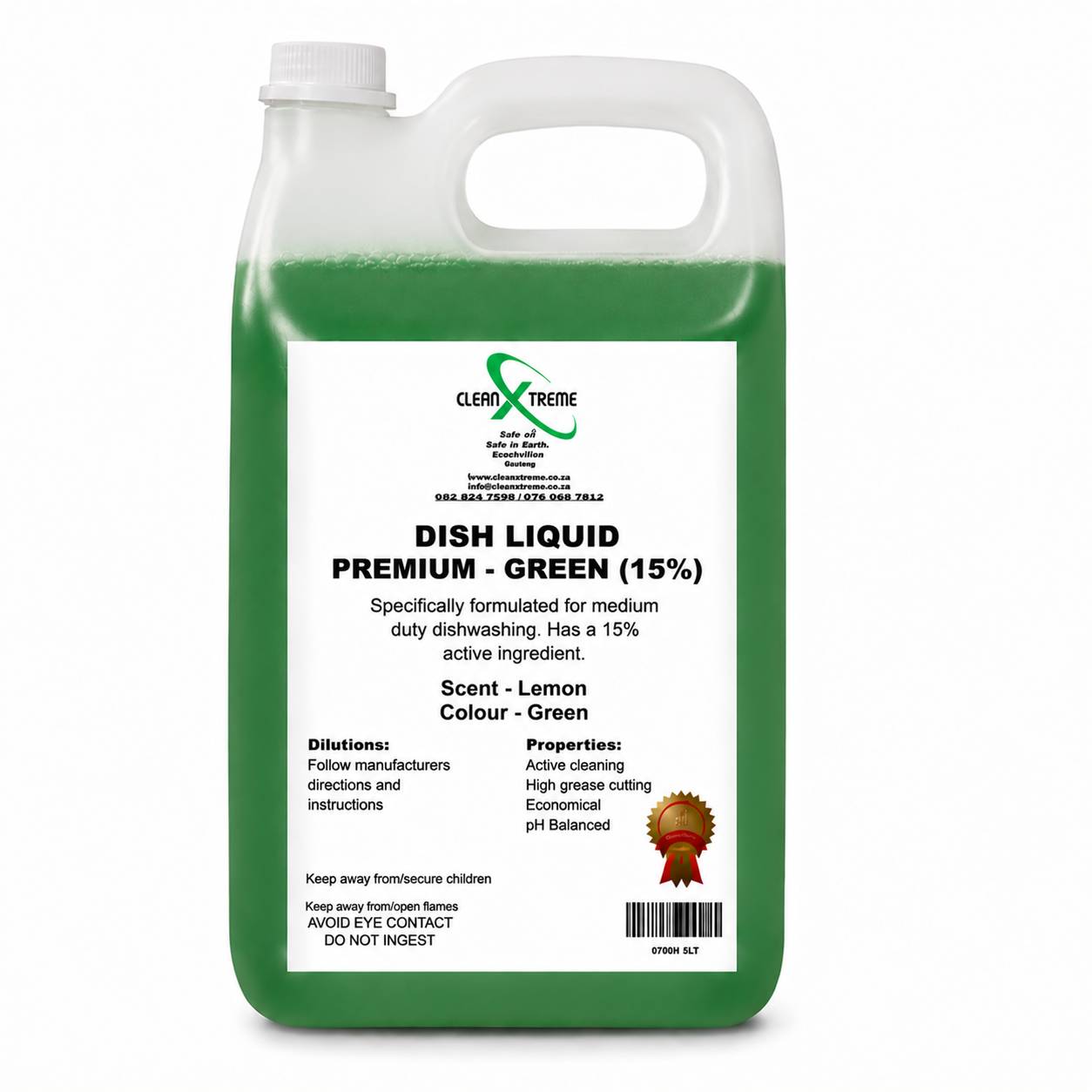 Dish Liquid Premium - Green (15%)